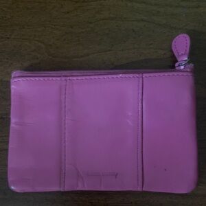 Dockers Pink Genuine Leather Coin Purse